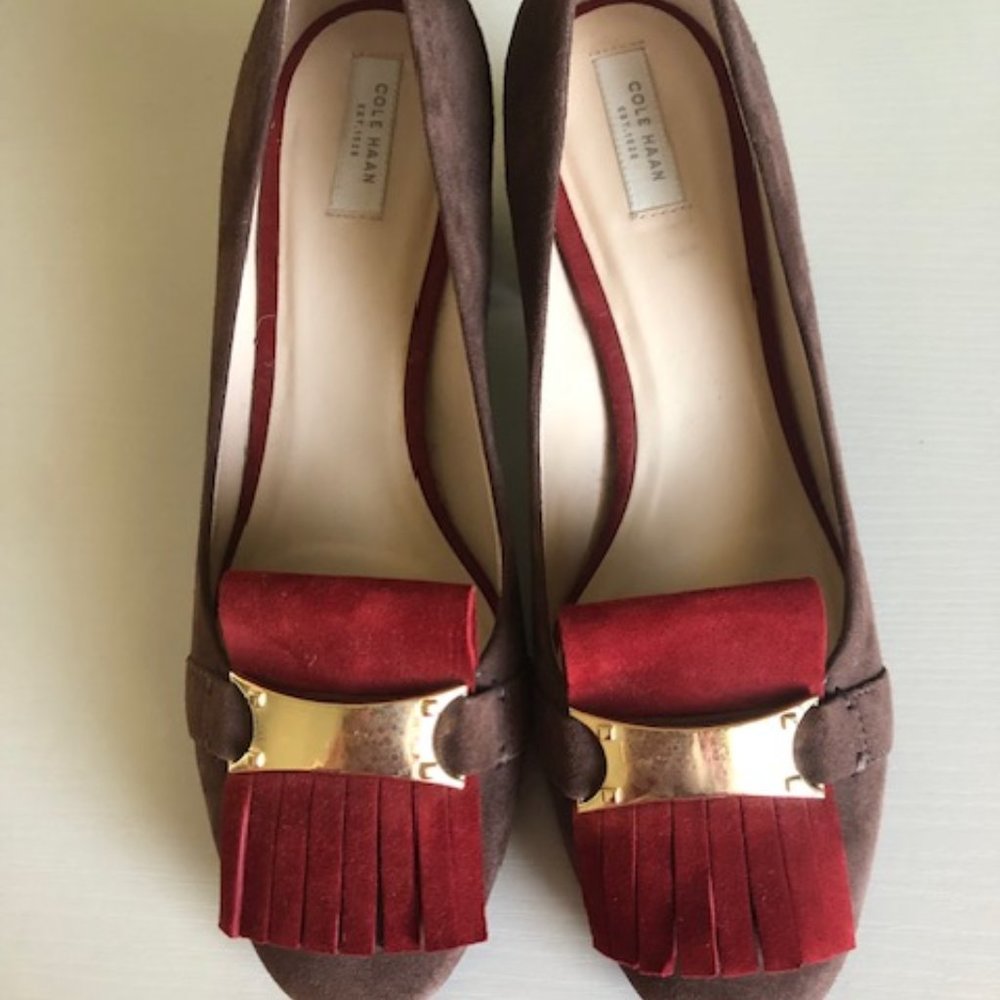 NWOT Cole Haan Suede pumps